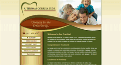 Desktop Screenshot of correiadental.com